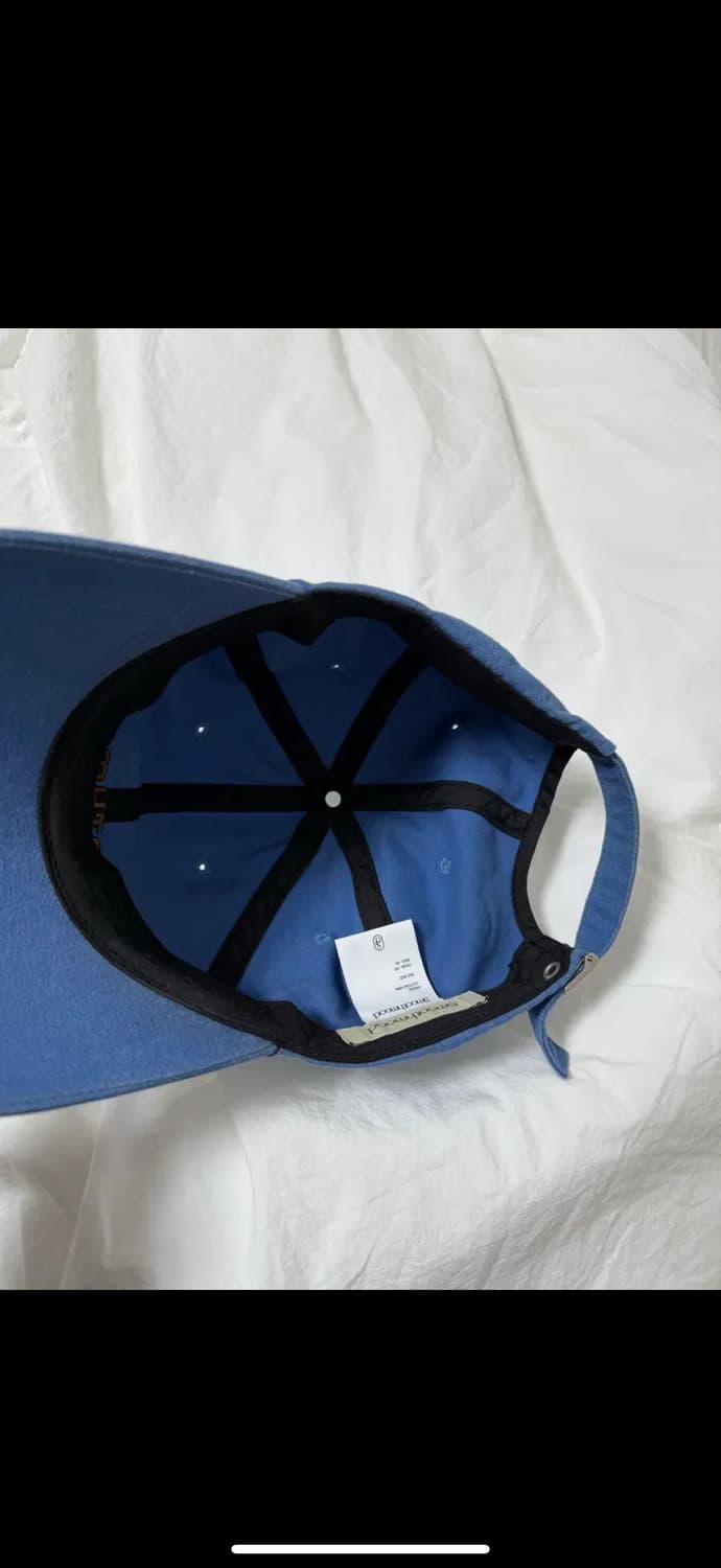 스무드무드  Boy Blue Bold Logo Ball Cap 상품이미지5
