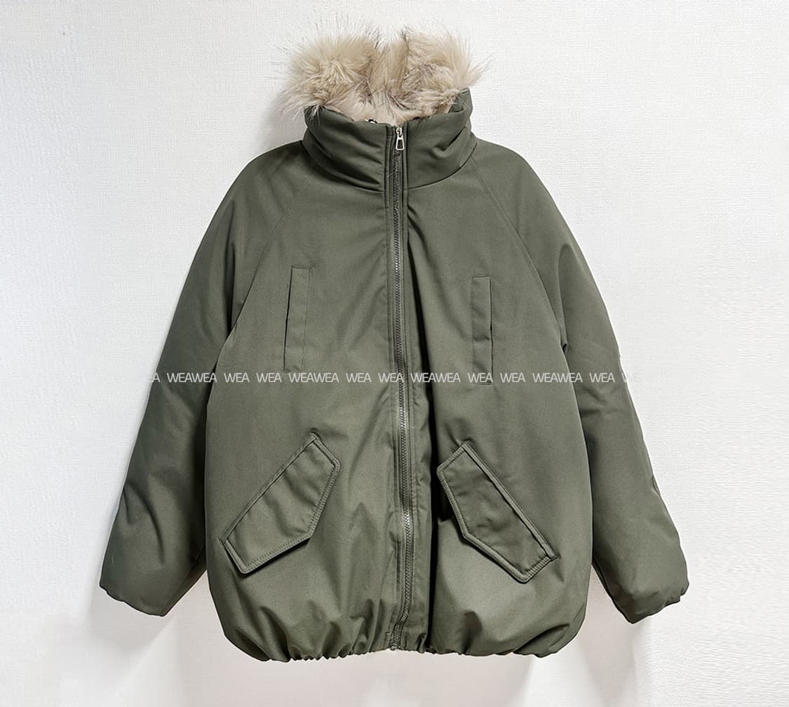 빈티지 퍼 라이닝 항공 점퍼 자켓 상품이미지1