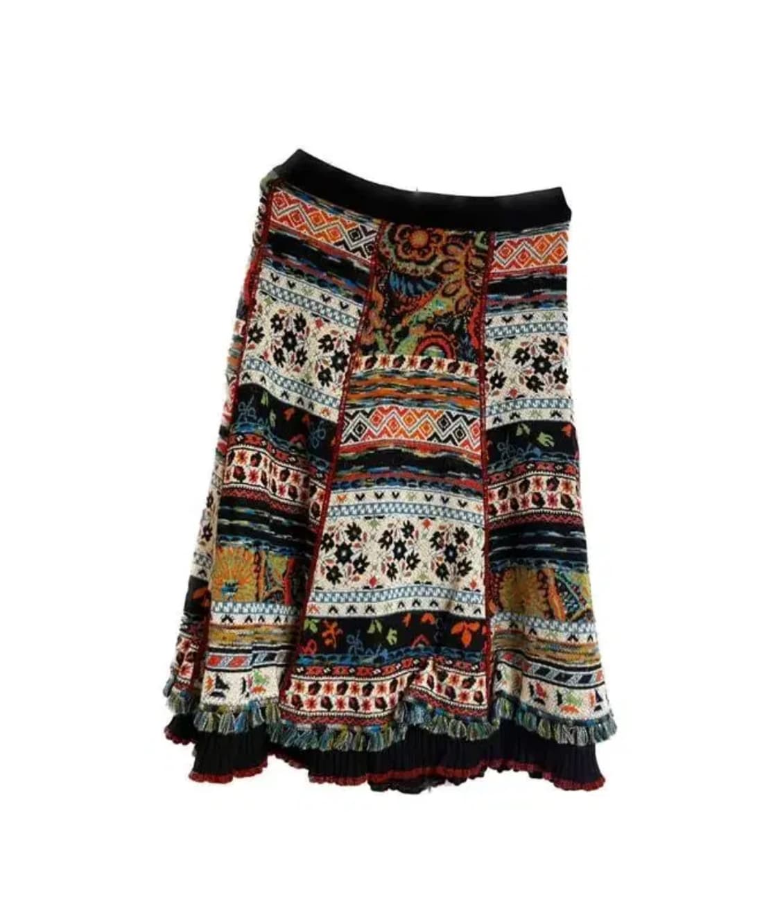 CHACOKVintage Tribal Pattern Flare Skirt 상품이미지1