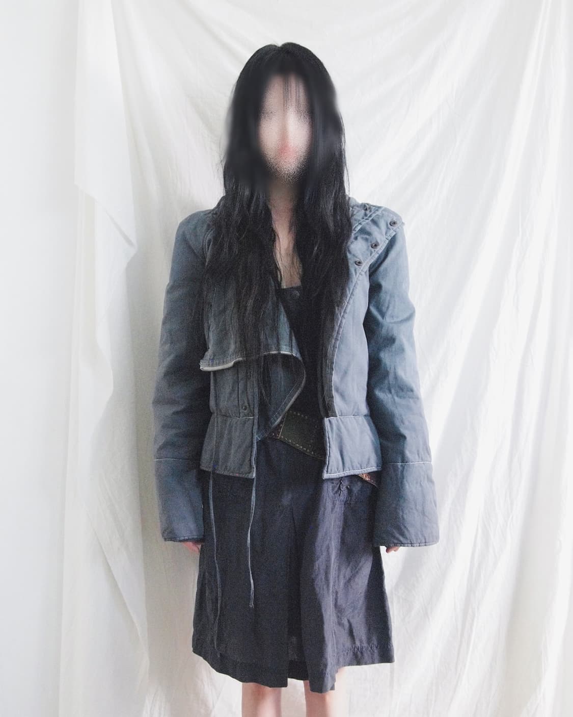 구찌 00s asymmetric aviator’s jacket 상품이미지1