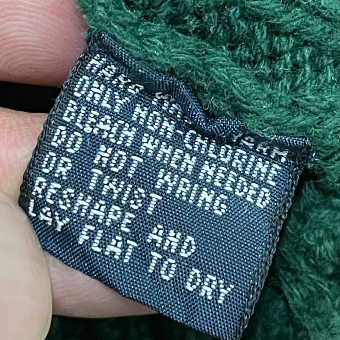 [L] 폴로 골프 빈티지 케이블 니트 그린 스웨터 상품이미지4