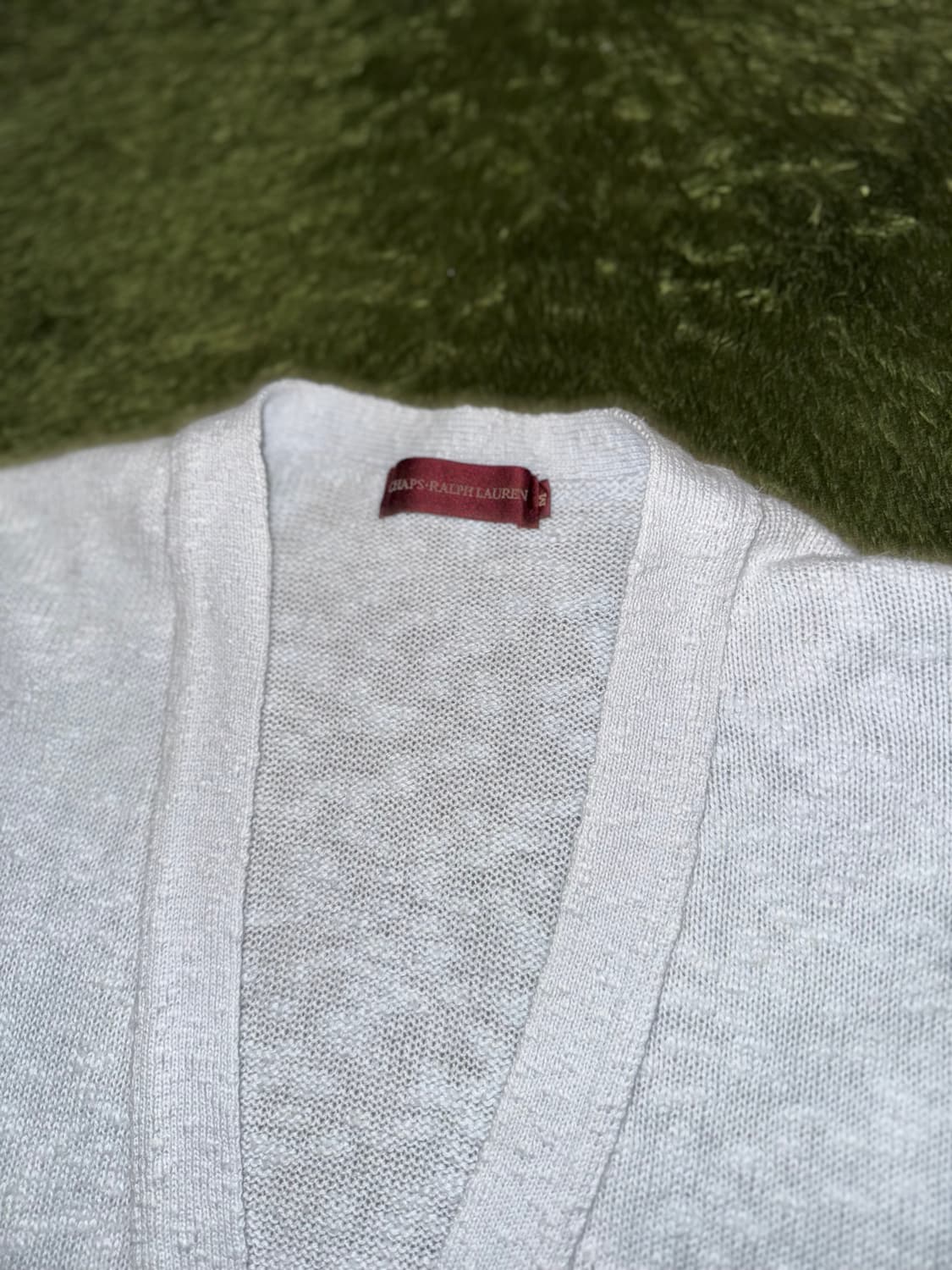 [M] 챕스 랄프로렌 재팬 텍스쳐 클래식 핏 가디건 스카이 블루 상품이미지3