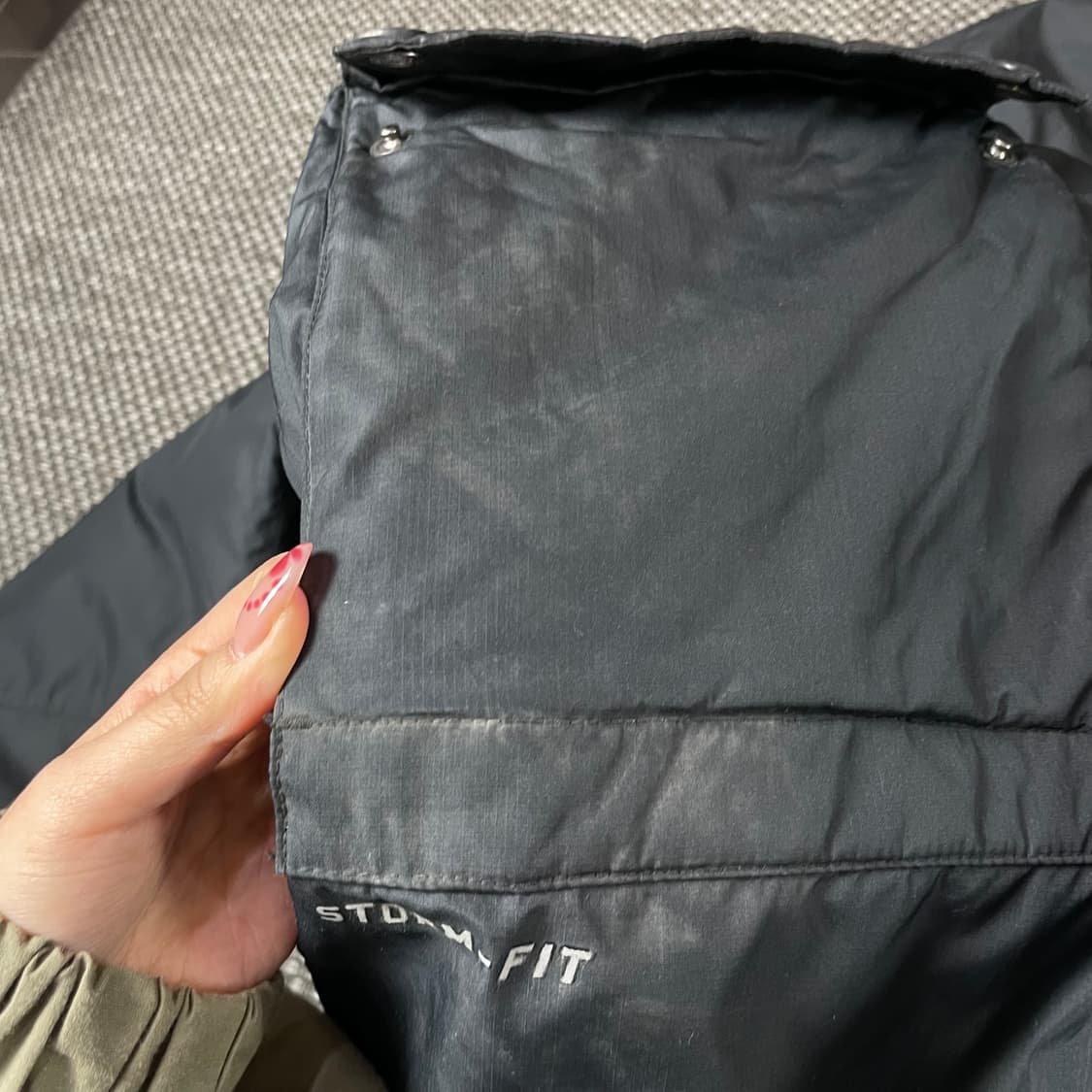 나이키 블랙 스우시 스쿼드 스톰핏 롱패딩 상품이미지7