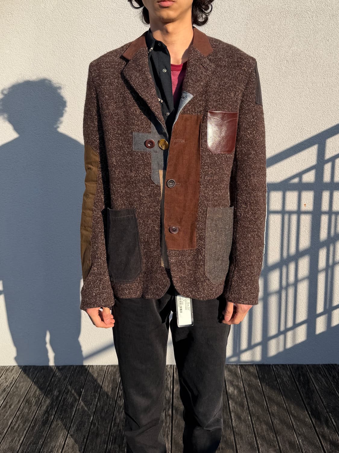 준야와타나베 맨 AW 13 패치워크 자켓 상품이미지2