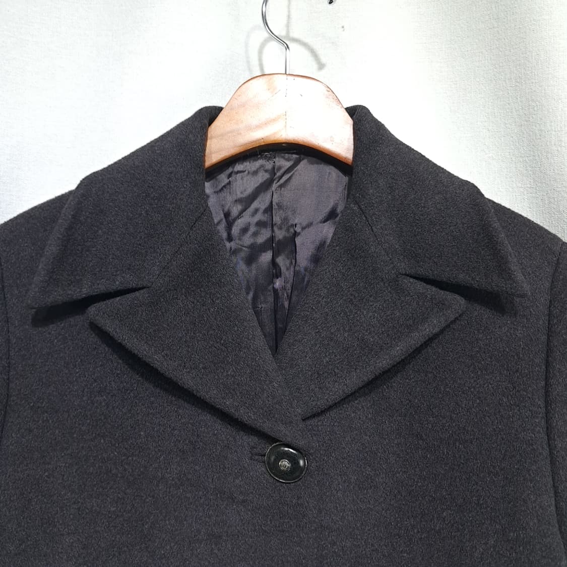 CN989W L 베르사체 꾸뛰르 이탈리아 울 테일러드 롱코트 상품이미지2