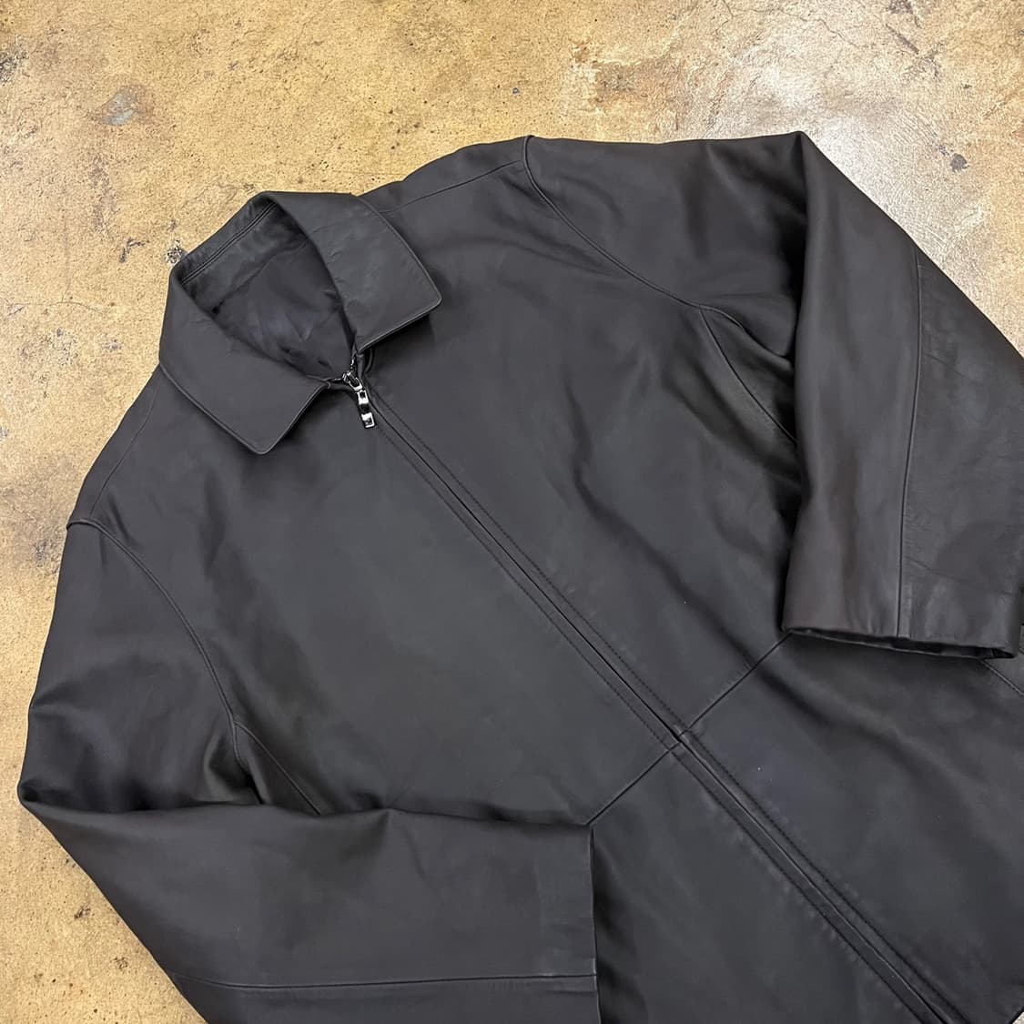 [정품/100] 닥스 브라운 양가죽자켓 b10 상품이미지1