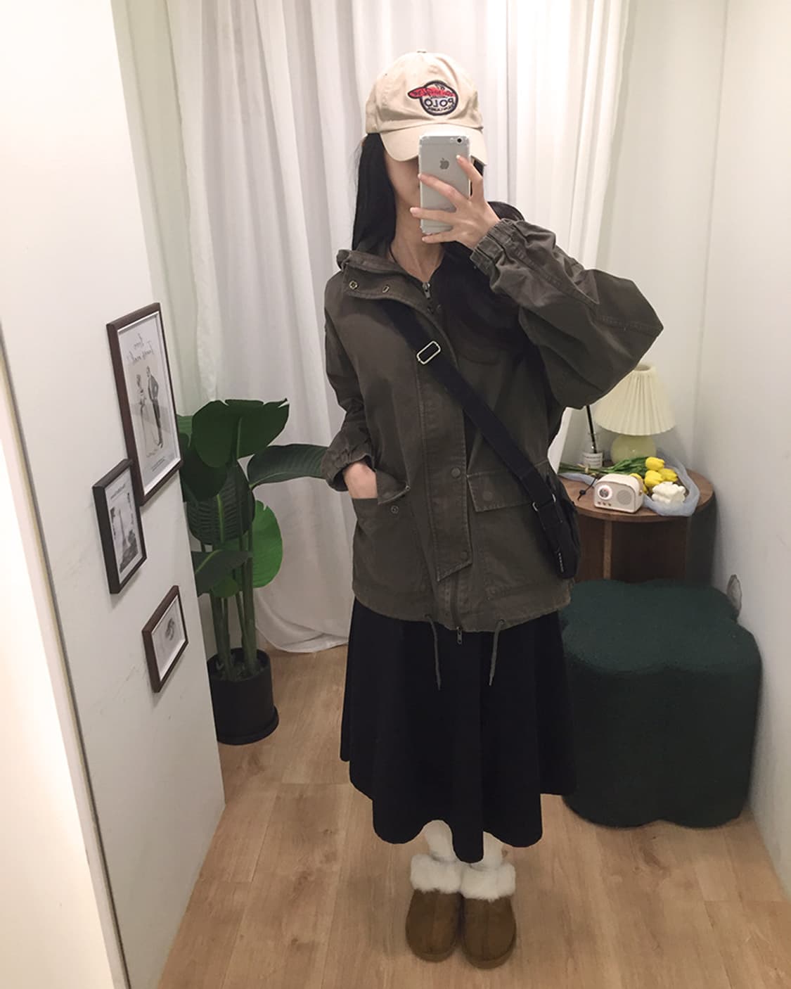 공용 파르티멘토 후드 야상자켓 100 상품이미지1