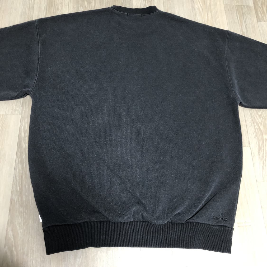 (L) 노티카 NAUTICA 재팬 스펠로고 피그먼트 다잉 오버핏 스웻셔츠 상품이미지9