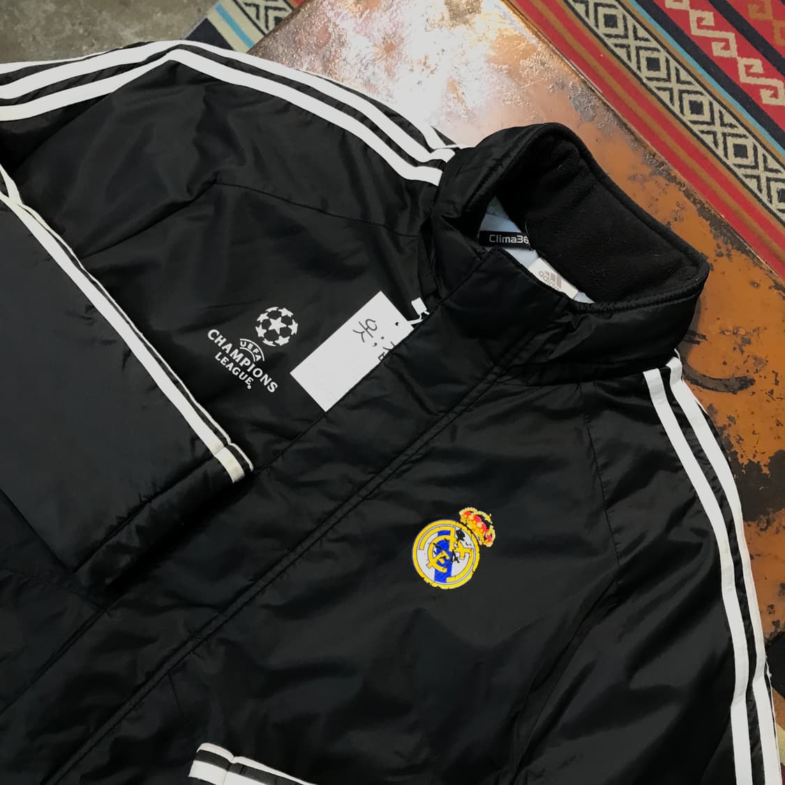 아디다스 레알 마드리드 블랙 점퍼 남성 105 110 사이즈 상품이미지2