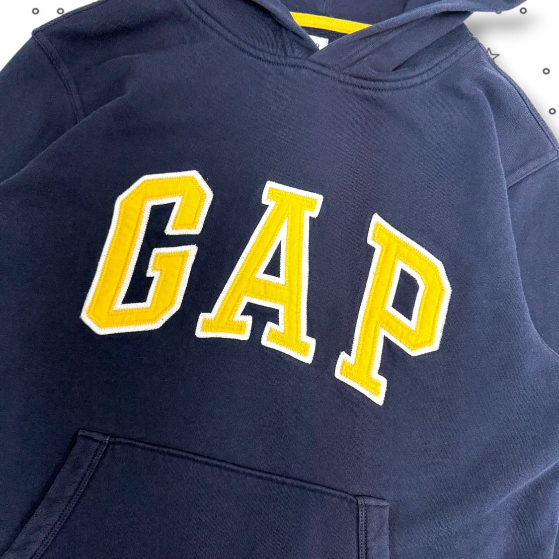 XL GAP 갭 네이비 후드 티셔츠 상품이미지2