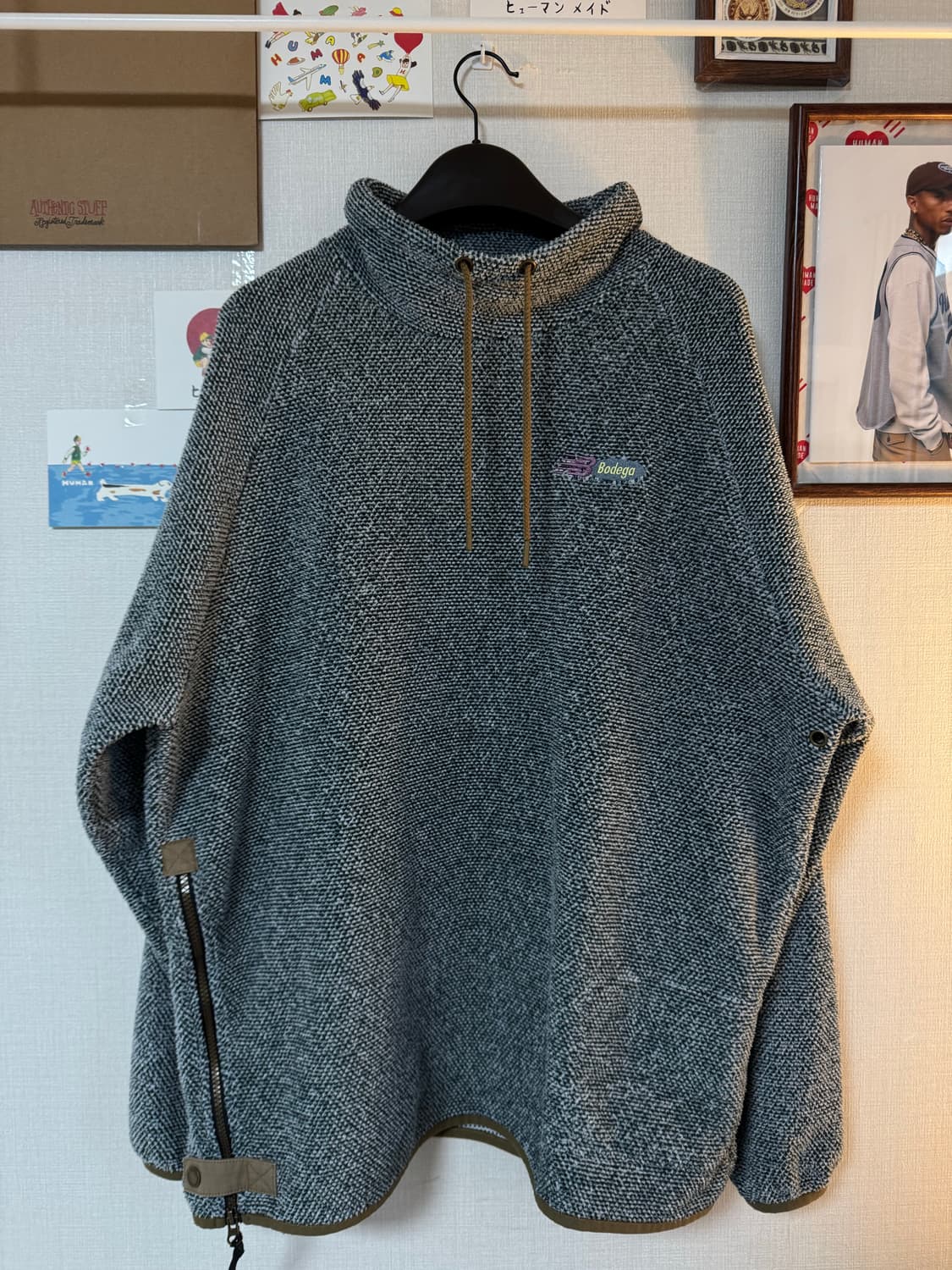 [2XL]뉴발란스 x 보데가 모크넥 스웻셔츠 후리스 자켓  상품이미지1