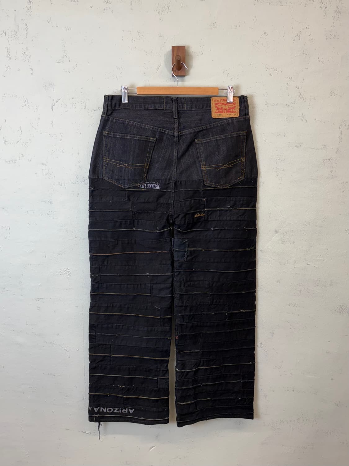 리바이스 빈티지 리메이크 흑청 데님 팬츠 상품이미지2