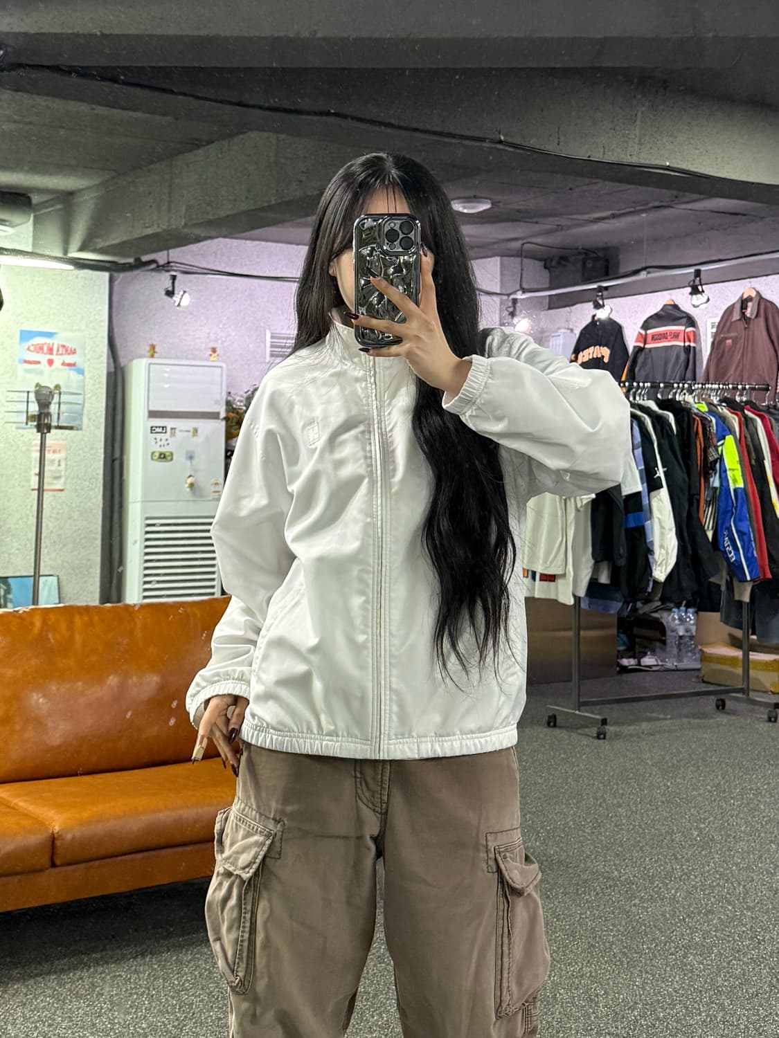 나이키 올드스쿨 테니스 로고 바람막이 자켓 B4702 상품이미지1