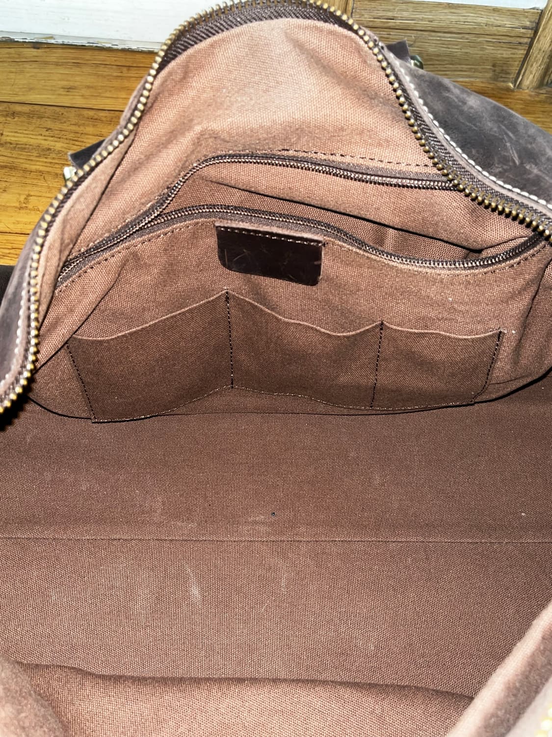 가죽 레더 보스턴백 크로스백 브라운 상품이미지4