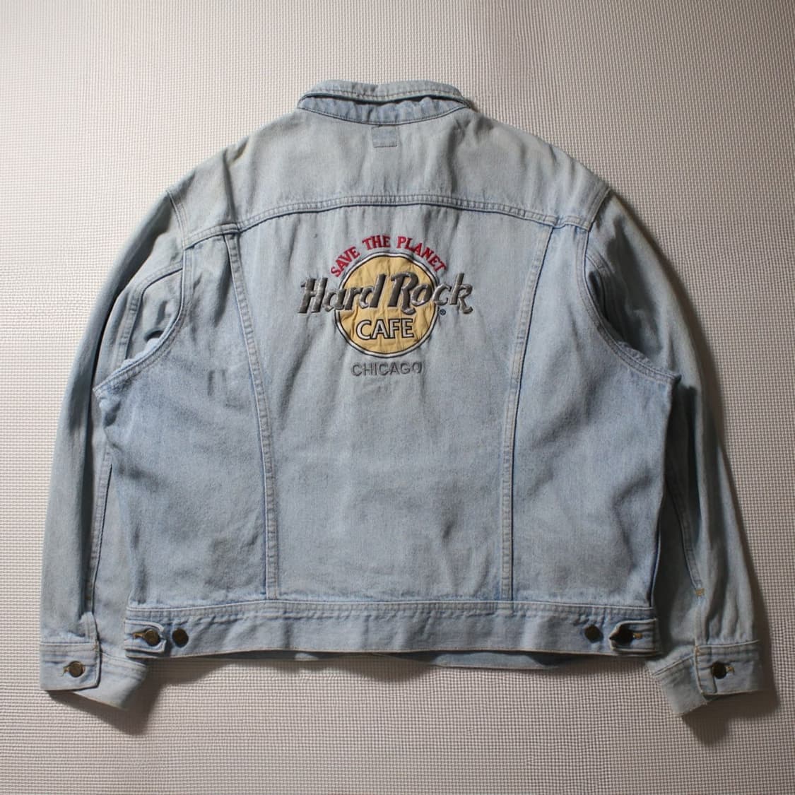 80‘s LEE x Hard Rock Cafe 데님 자켓 L021 상품이미지2