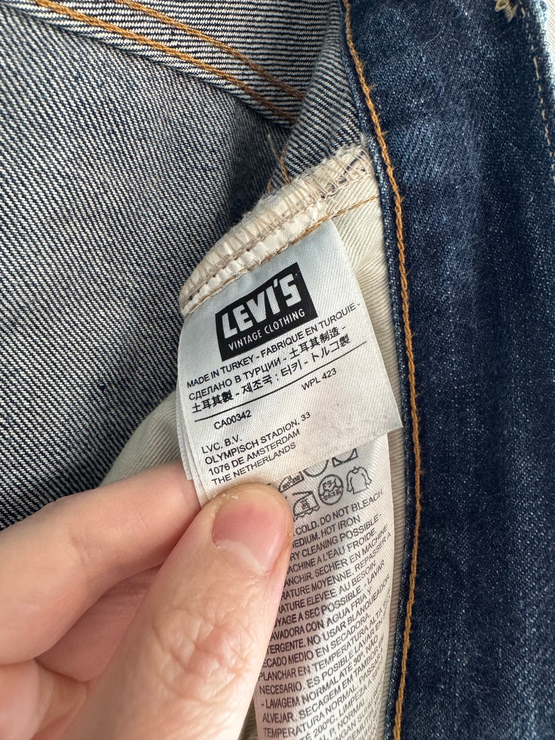 Levi's 리바이스 빈티지 501Z LVC 셀비지 진 데님 청바지 31 상품이미지7