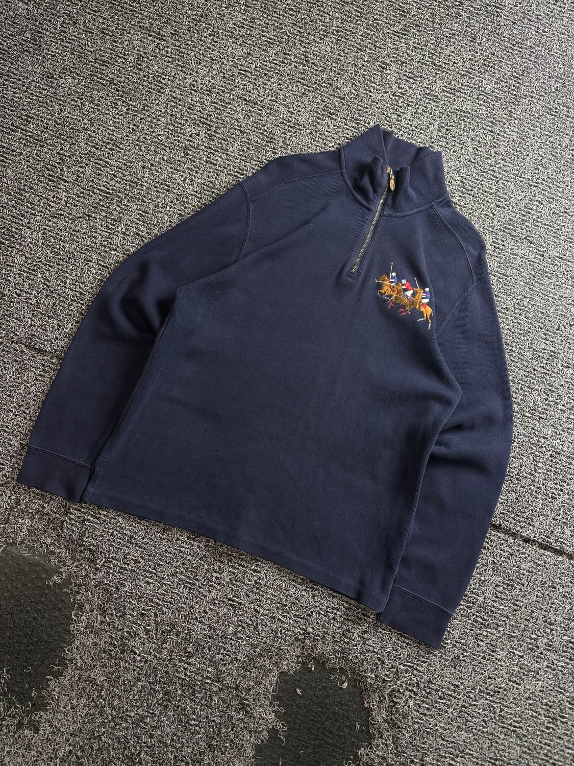 폴로 랄프로렌 빅로고 하프 집업 니트 4114 상품이미지1