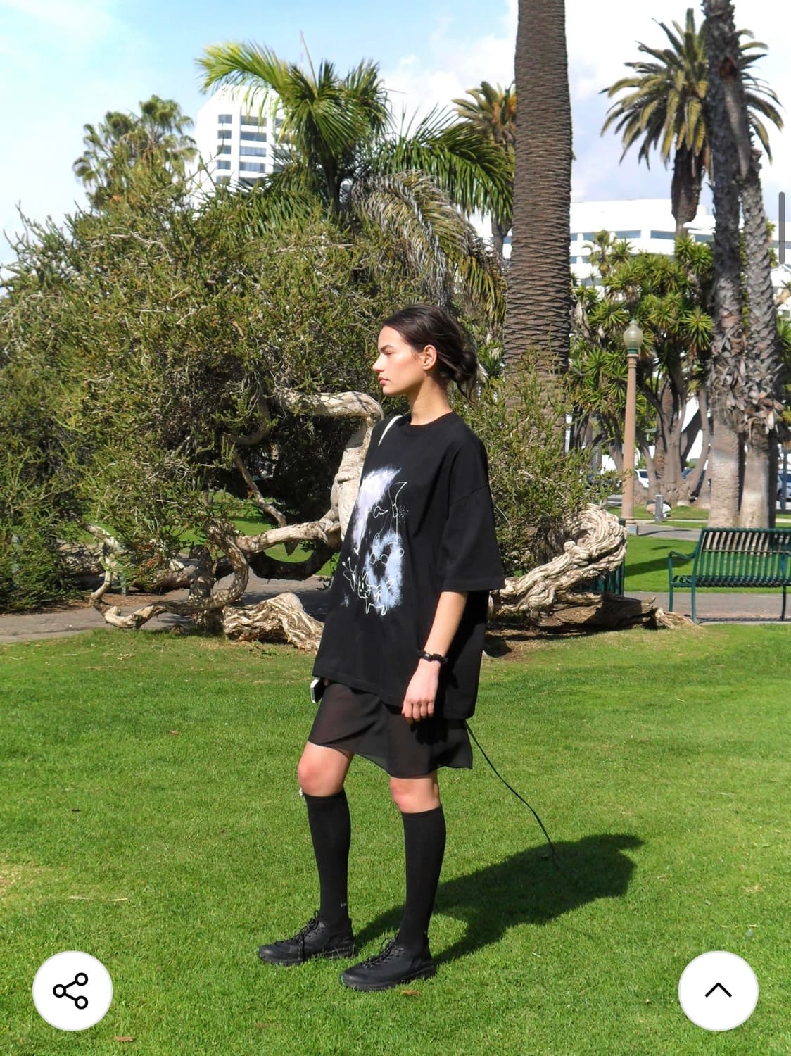 로우클래식 파크 오버사이즈 티셔츠 상품이미지7