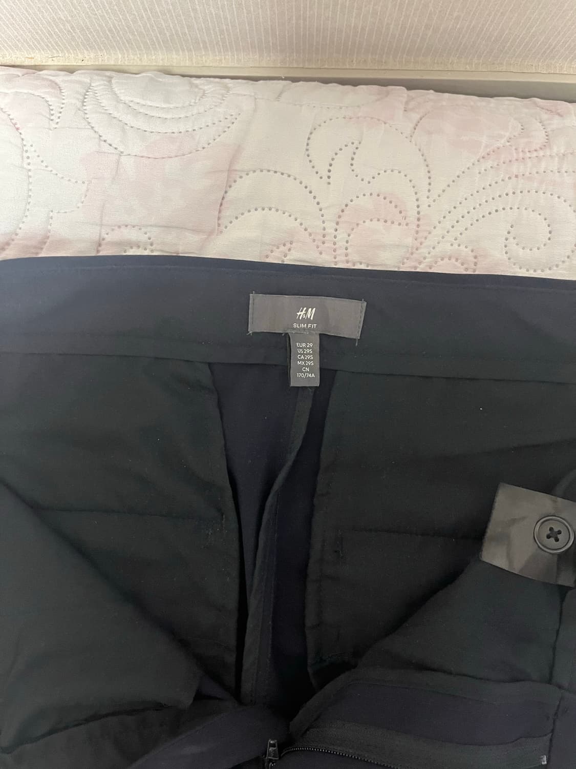 H&M 네이비 슬랙스 29/30 상품이미지4