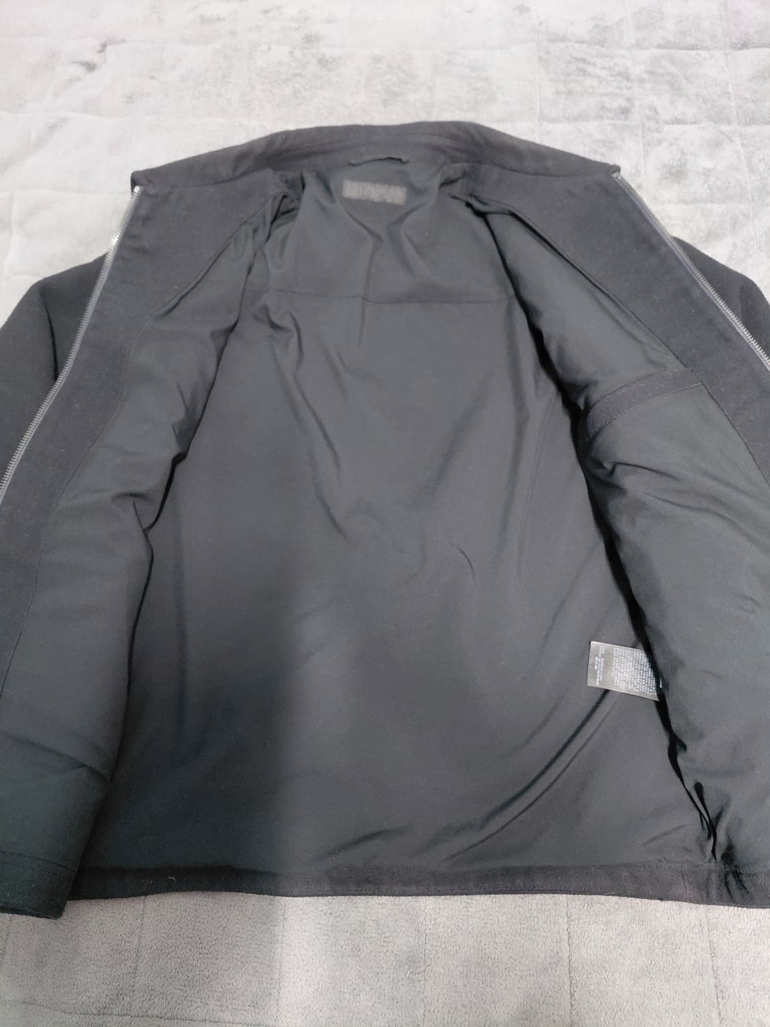 유니클로 싱글칼라쇼트블루종L 상품이미지5