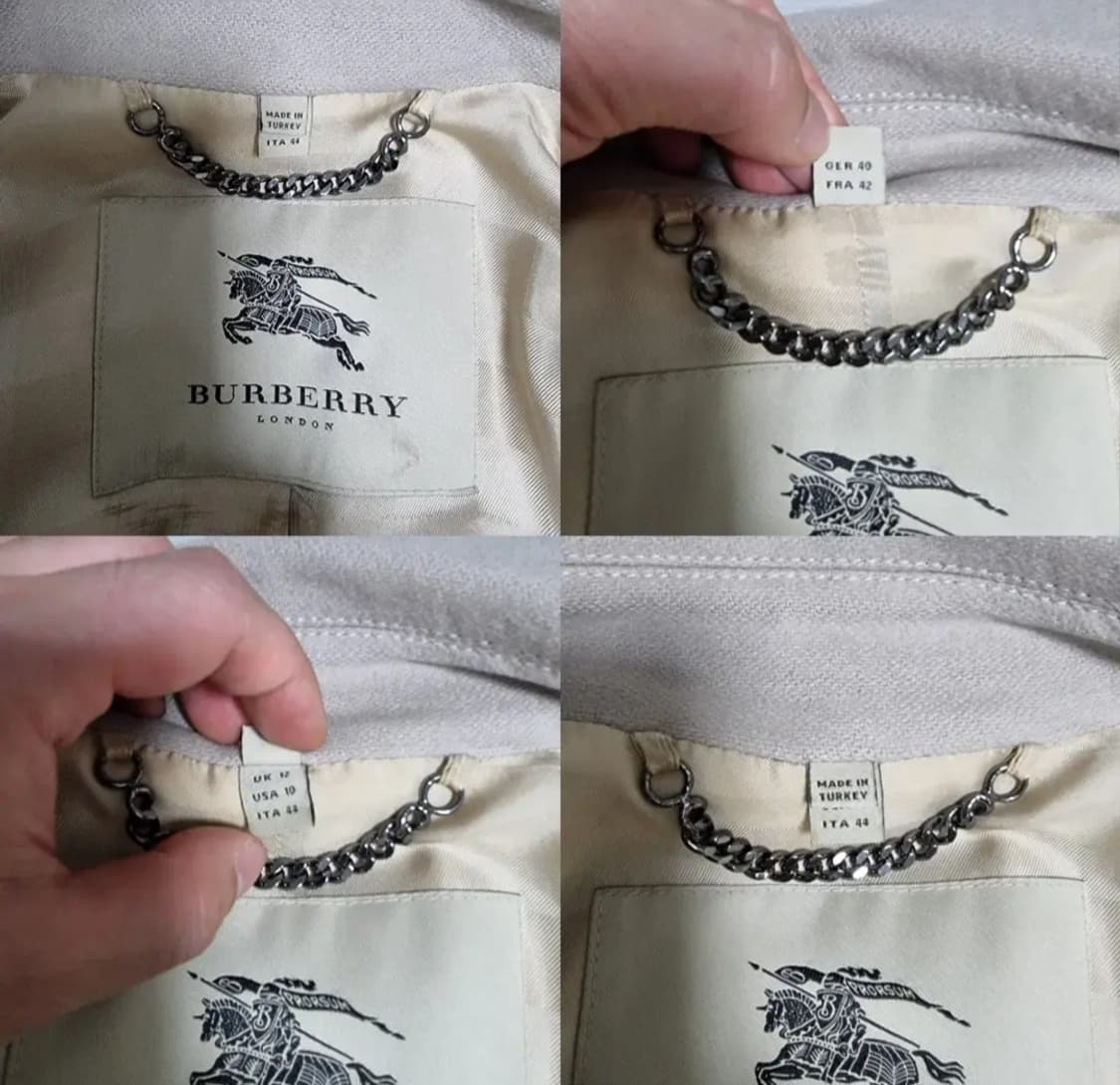 (uk12 국내66) 버버리 런던 울 캐시미어 더블 코트 상품이미지6