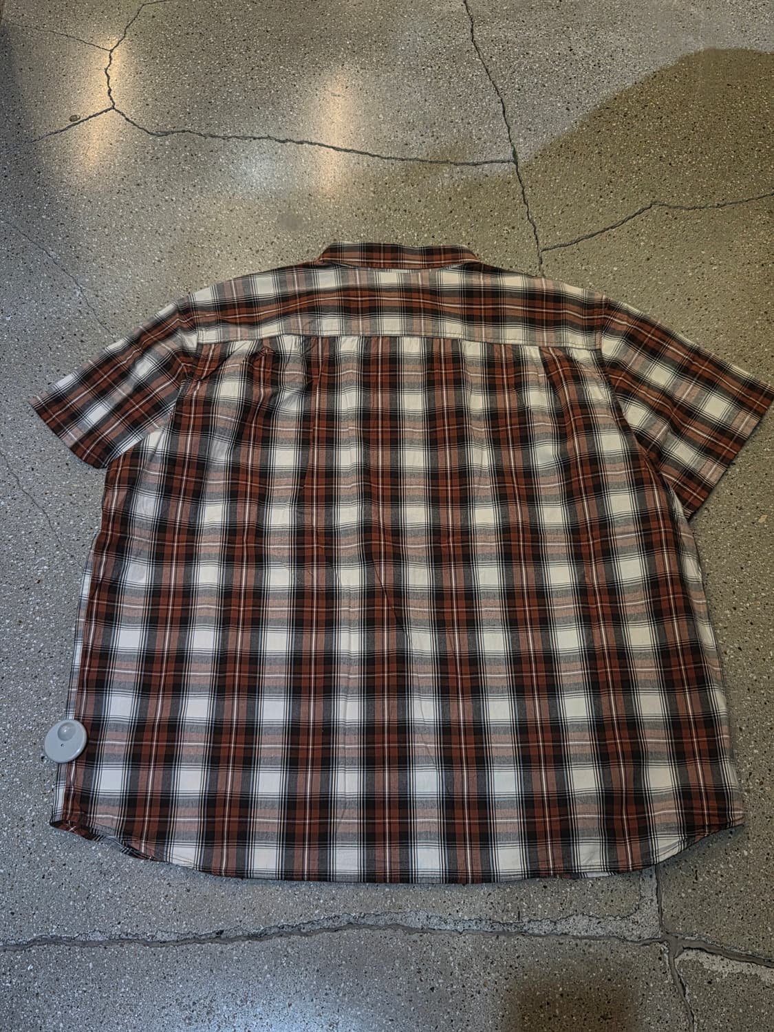 칼하트 더스티오렌지 체크반팔셔츠 상품이미지5