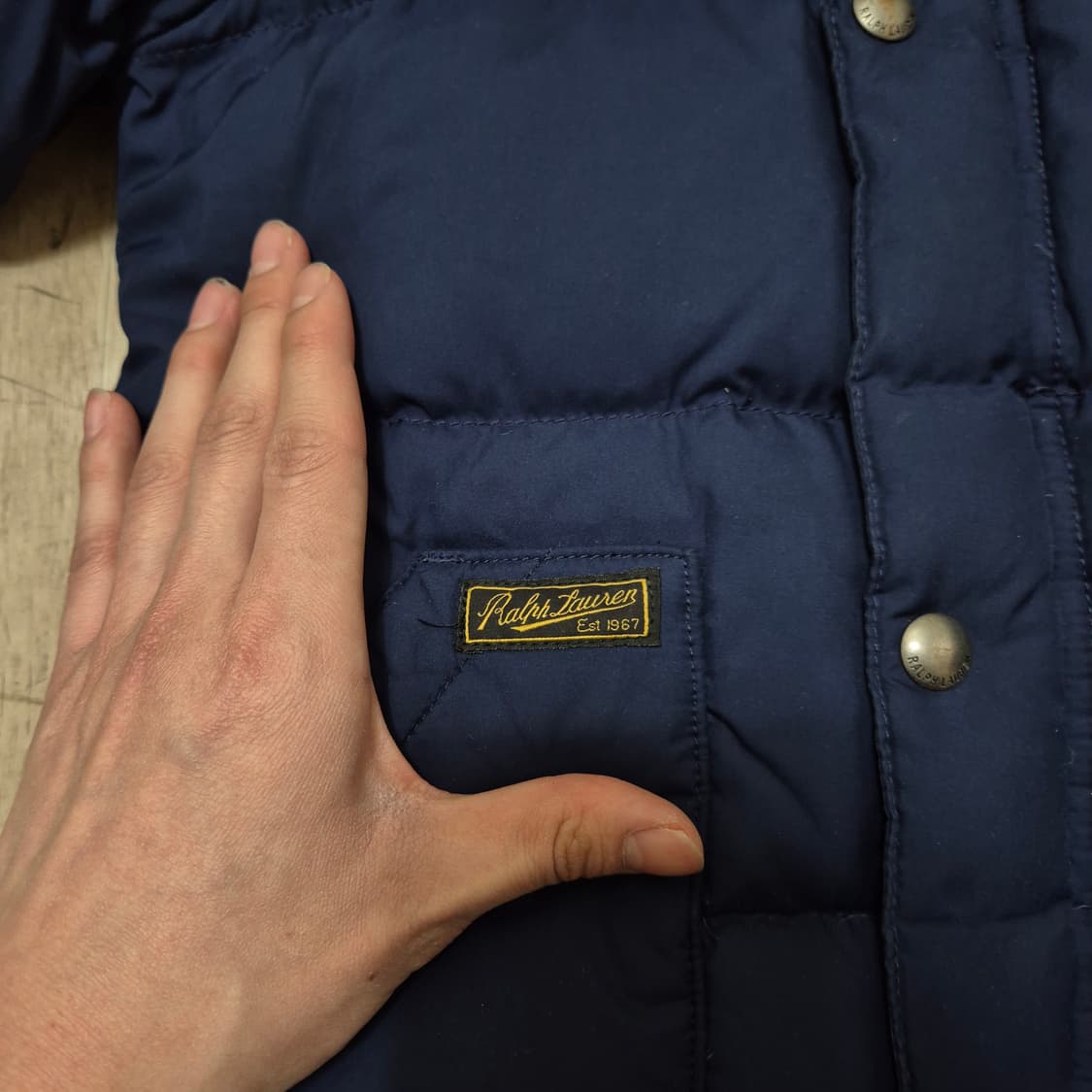 폴로 랄프로렌 키즈 스몰포니 덕다운 후드 패딩 점퍼 (5) 상품이미지4