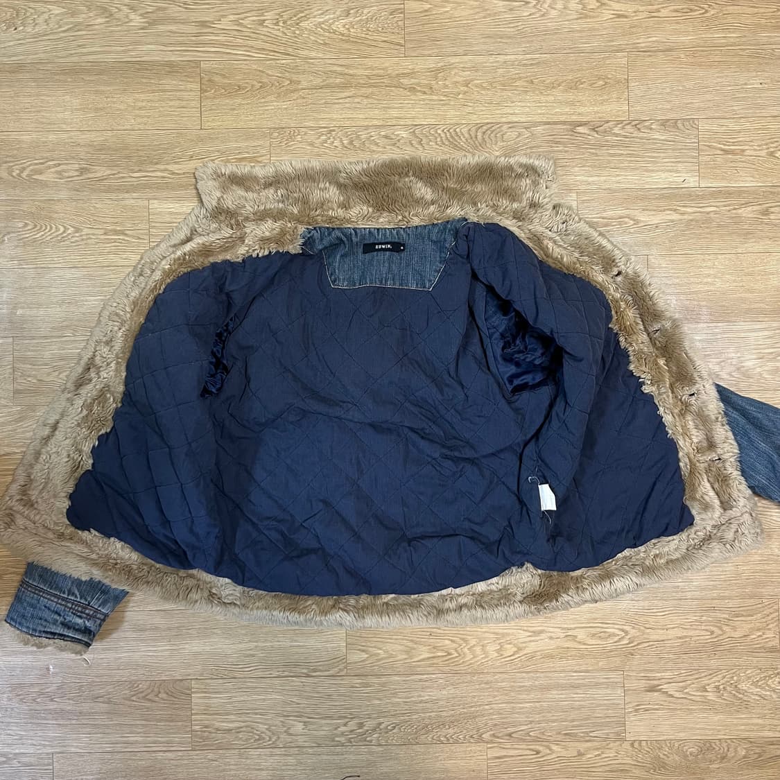 에드윈 빈티지 웨스턴 쉐르파 누빔 데님 청자켓 (95-100) 상품이미지3