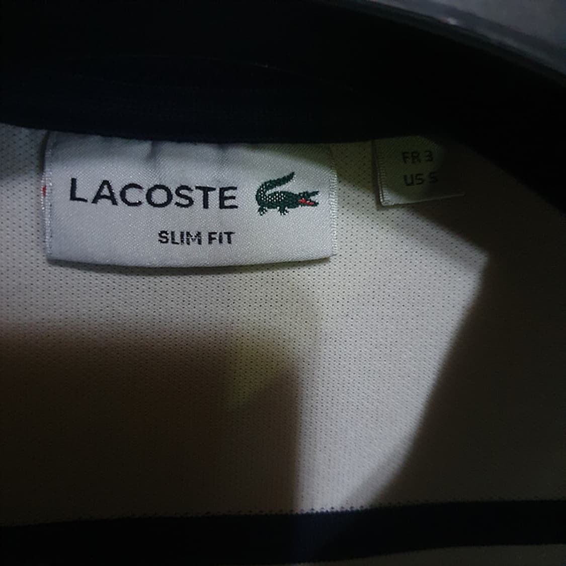 라코스테 슬림핏 반팔 카라티 95 상품이미지3