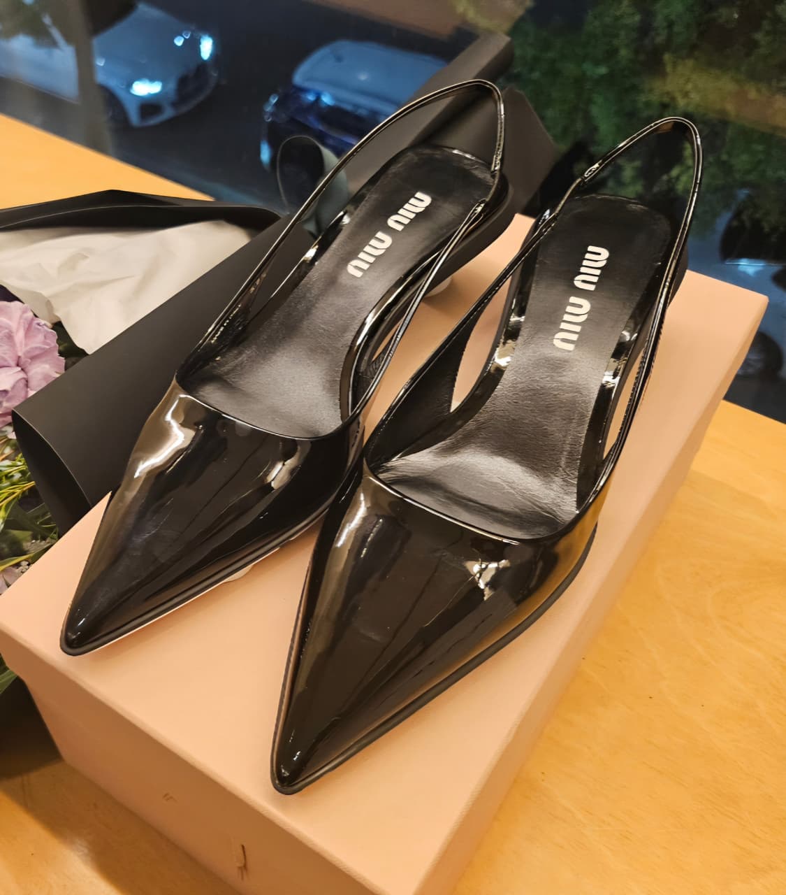 미우미우 키튼힐 블랙 37.5 상품이미지3