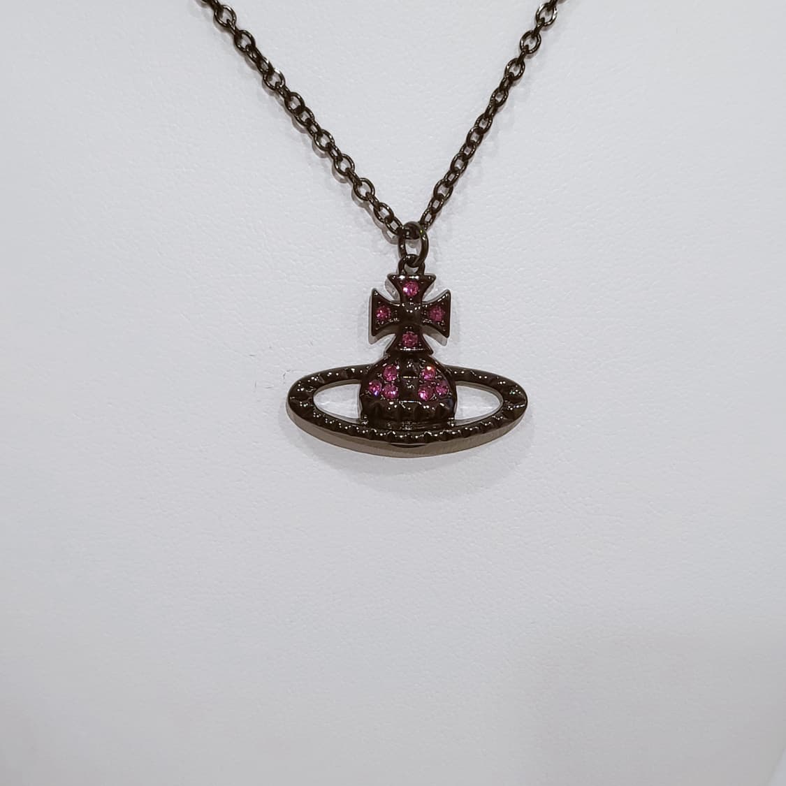 비비안웨스트우드 블랙 업사이클링 목걸이 상품이미지5