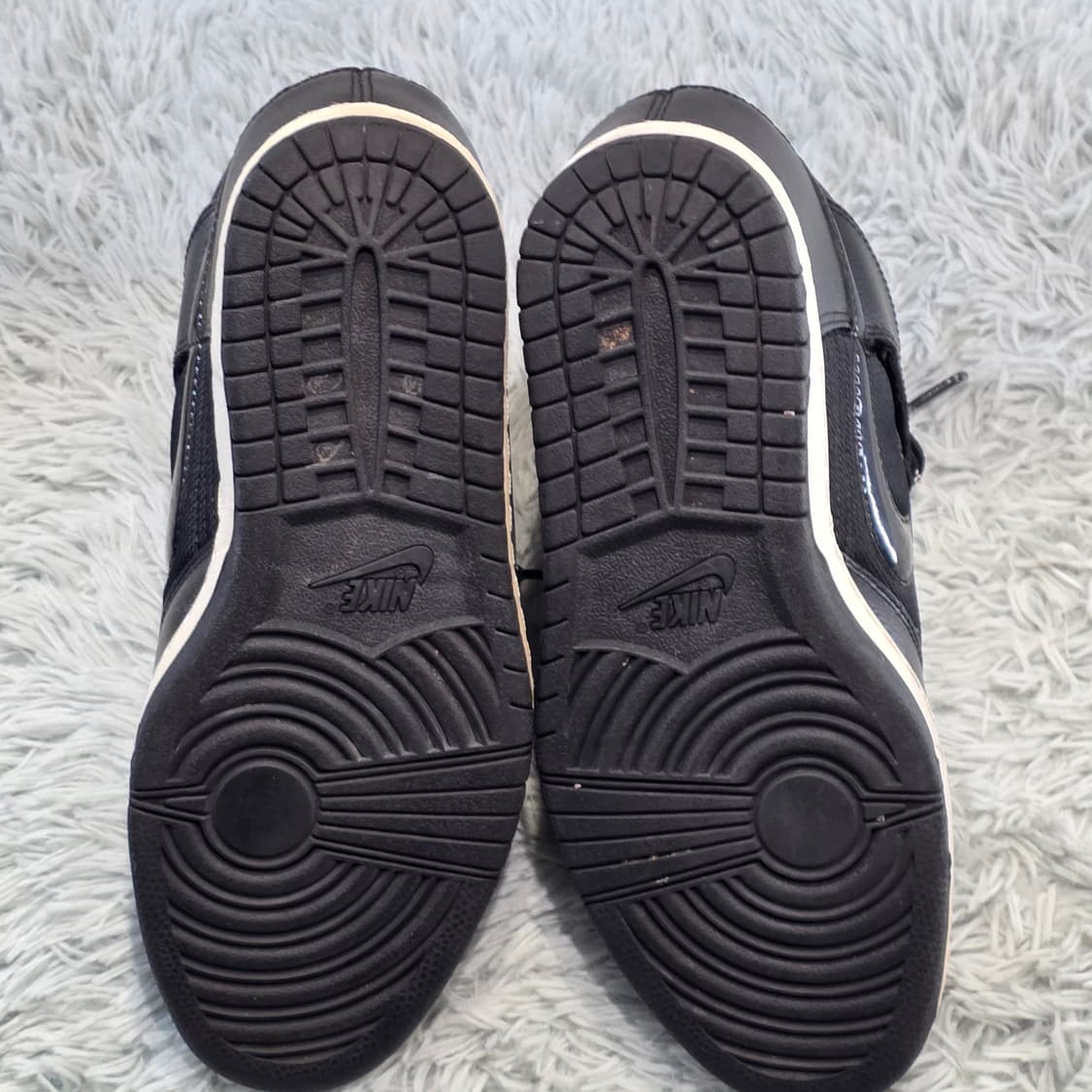 3w-2:나이키 덩크 스카이 하이 블랙 (23.5cm)-키높이6cm 상품이미지9