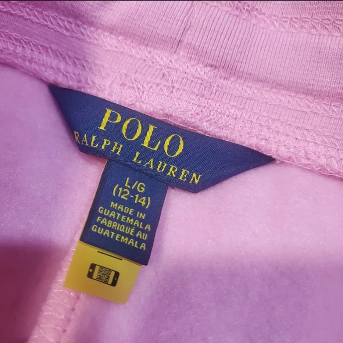 폴로 랄프로렌 핑크 기모 조거팬츠 상품이미지5