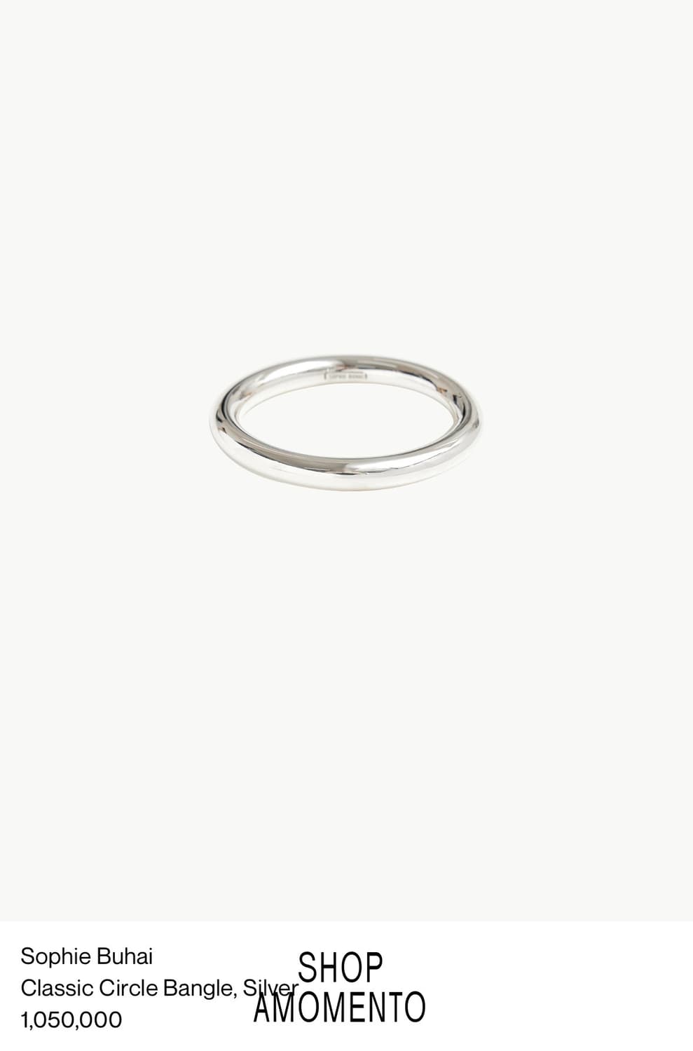 소피 부하이 클래식 서클 뱅글 실버 상품이미지3