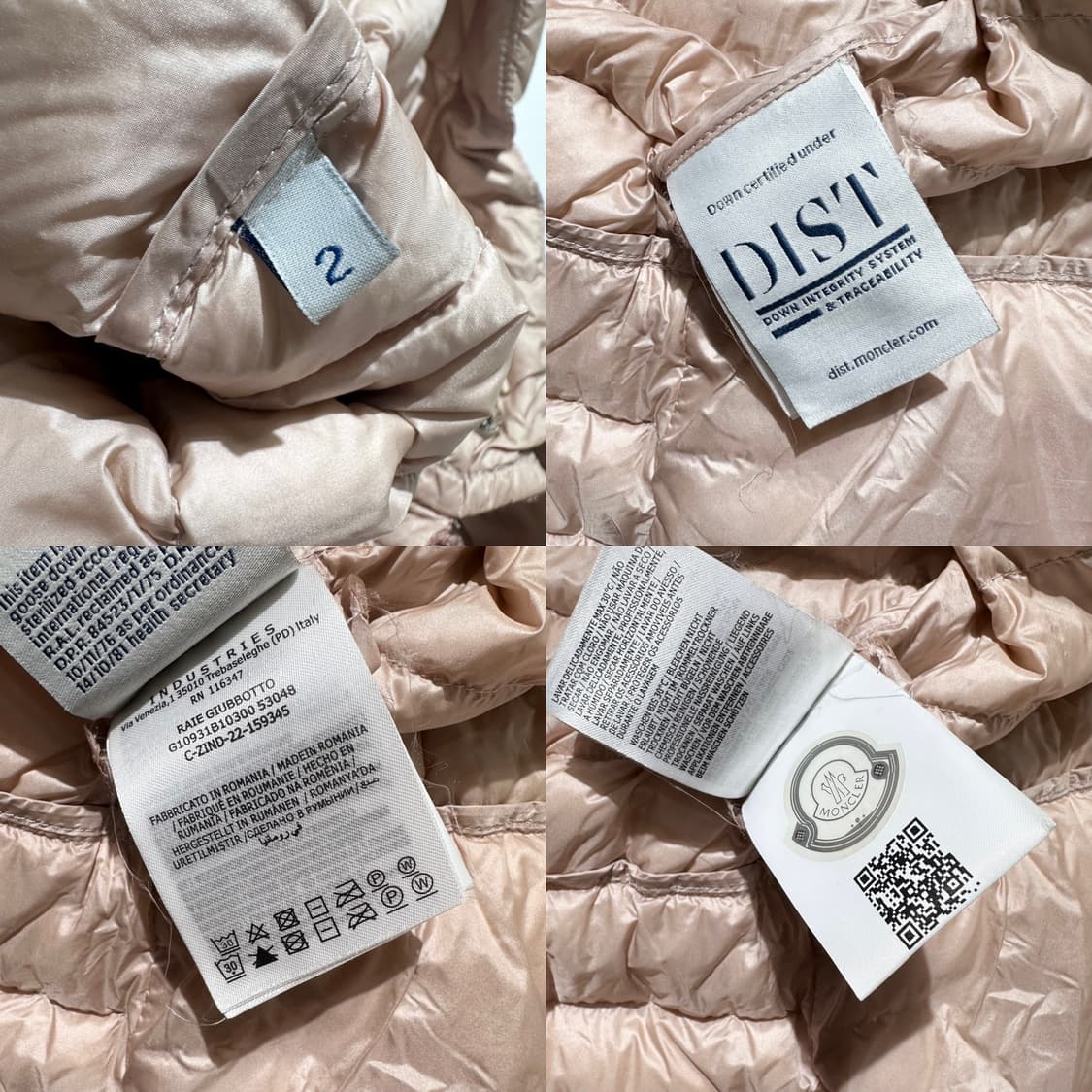 몽클레어 라이에 구스다운 경량패딩 자켓 상품이미지10