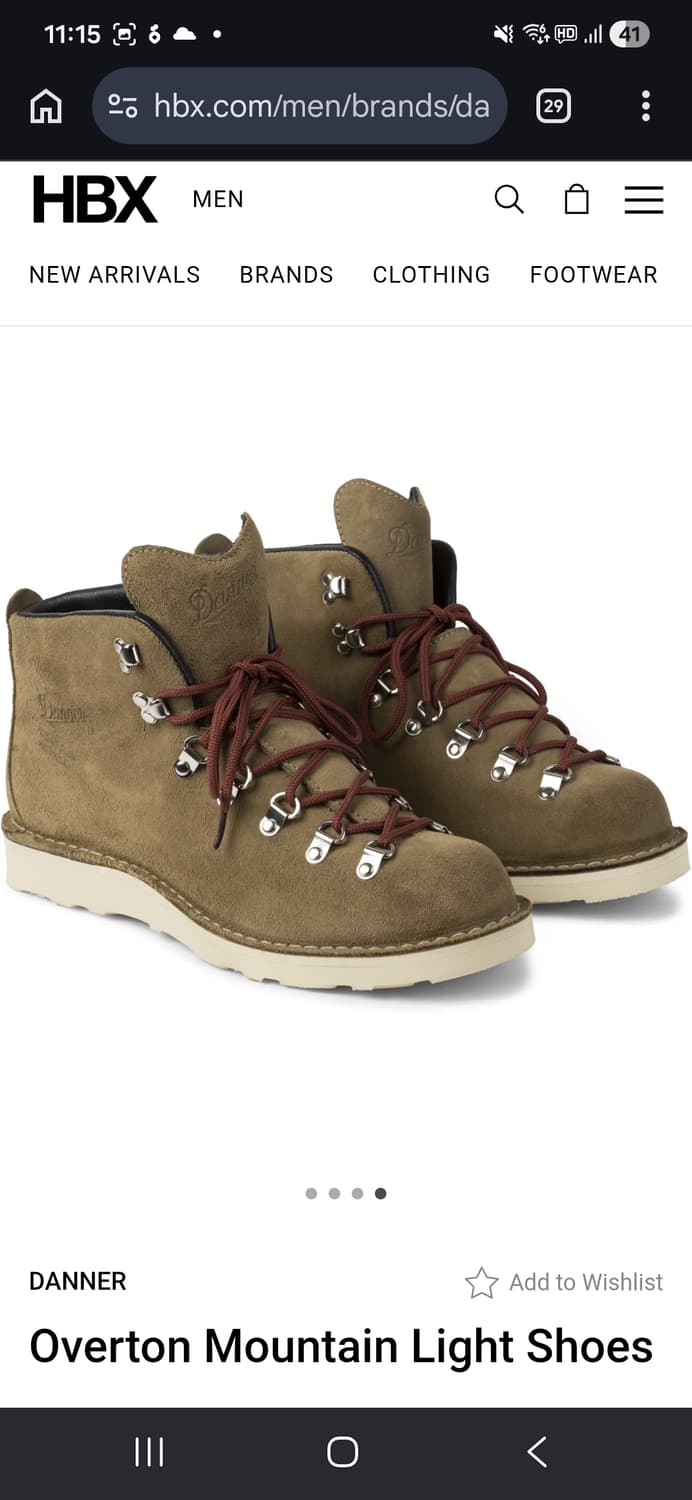 대너 라이트 오버톤 270ee 고어텍스 스웨이드부츠 상품이미지1