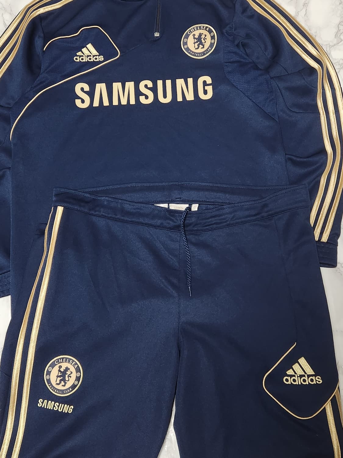 첼시 12-13 아디다스 삼선 트레이닝 져지 맨투맨 세트
 상품이미지2