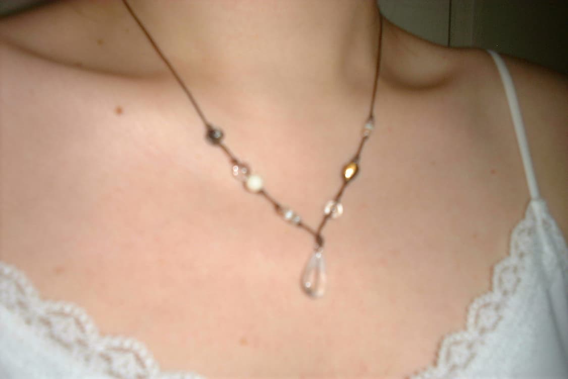 Teardrop necklace 티어드랍 비즈 목걸이 상품이미지4