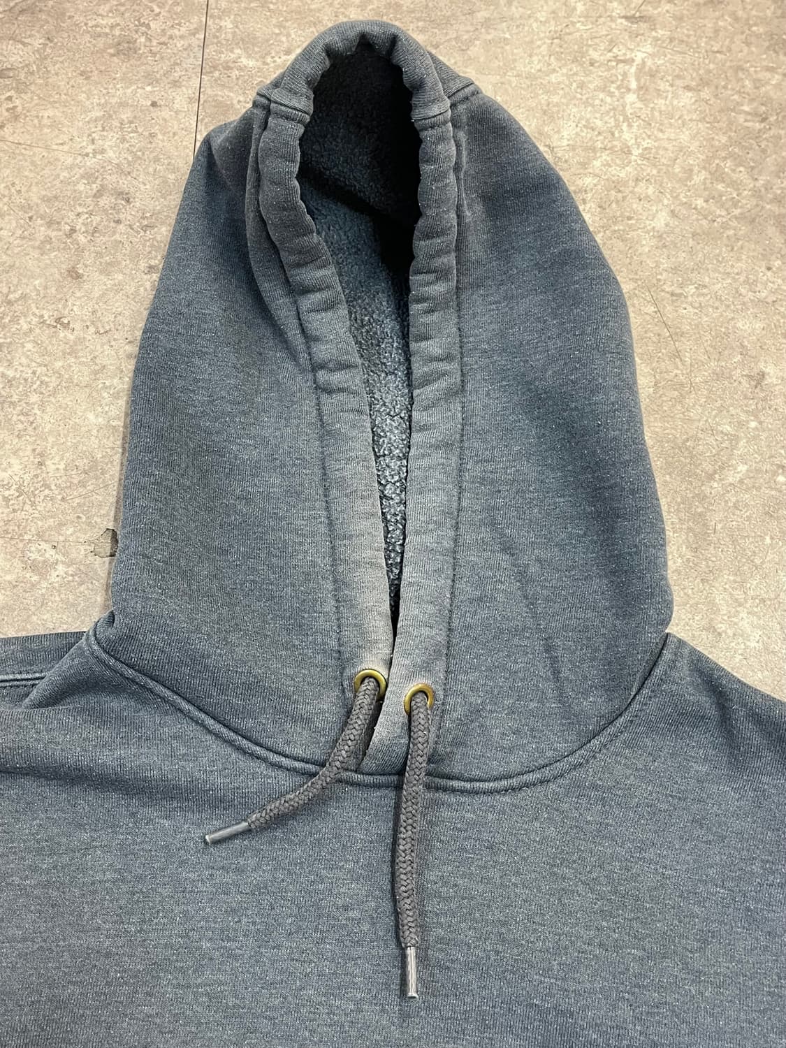 칼하트 기모 후드티 블루그레이 M #csz2493 상품이미지4