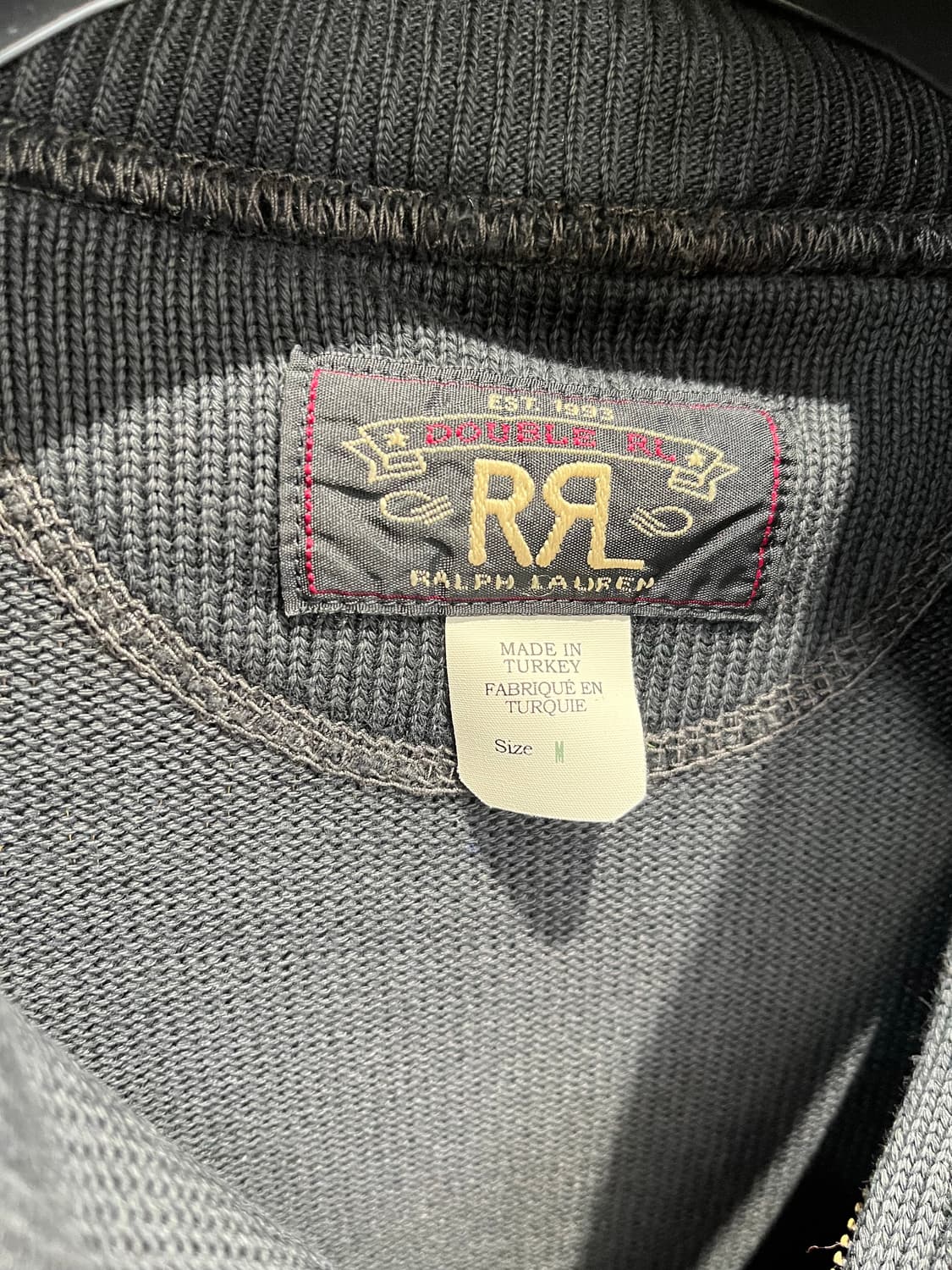 더블알엘 RRL 유니온 아플리케 하프집업 니트 상품이미지3