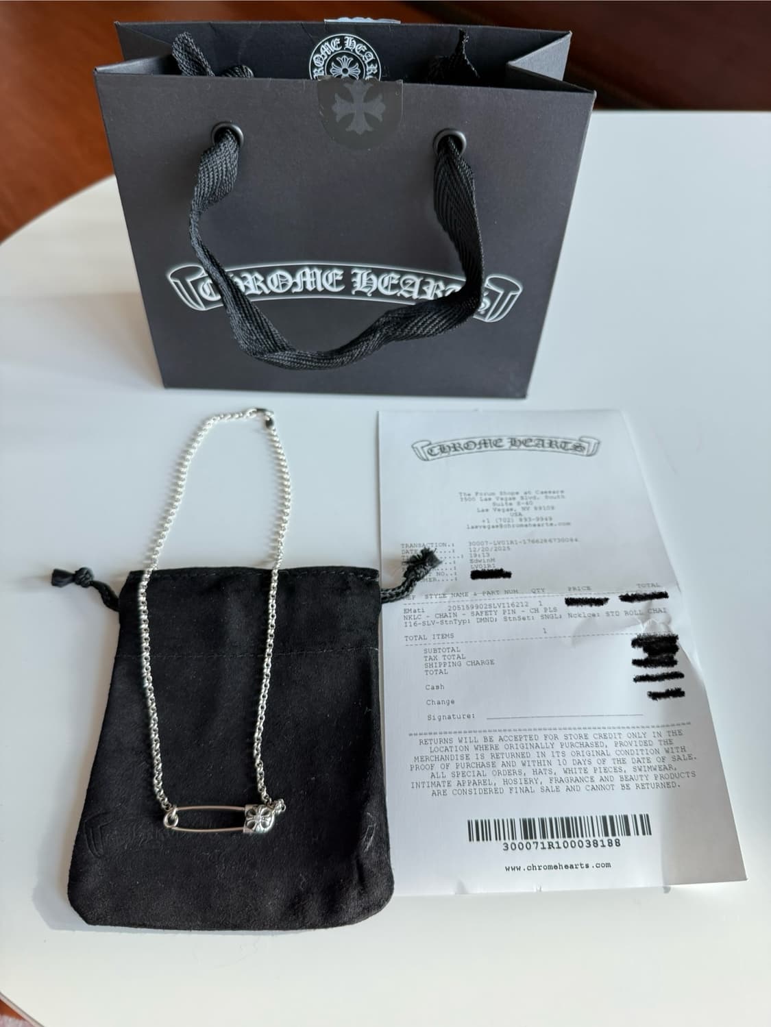 크롬하츠 세이프티핀 다이아 오리지널 16인치 상품이미지1