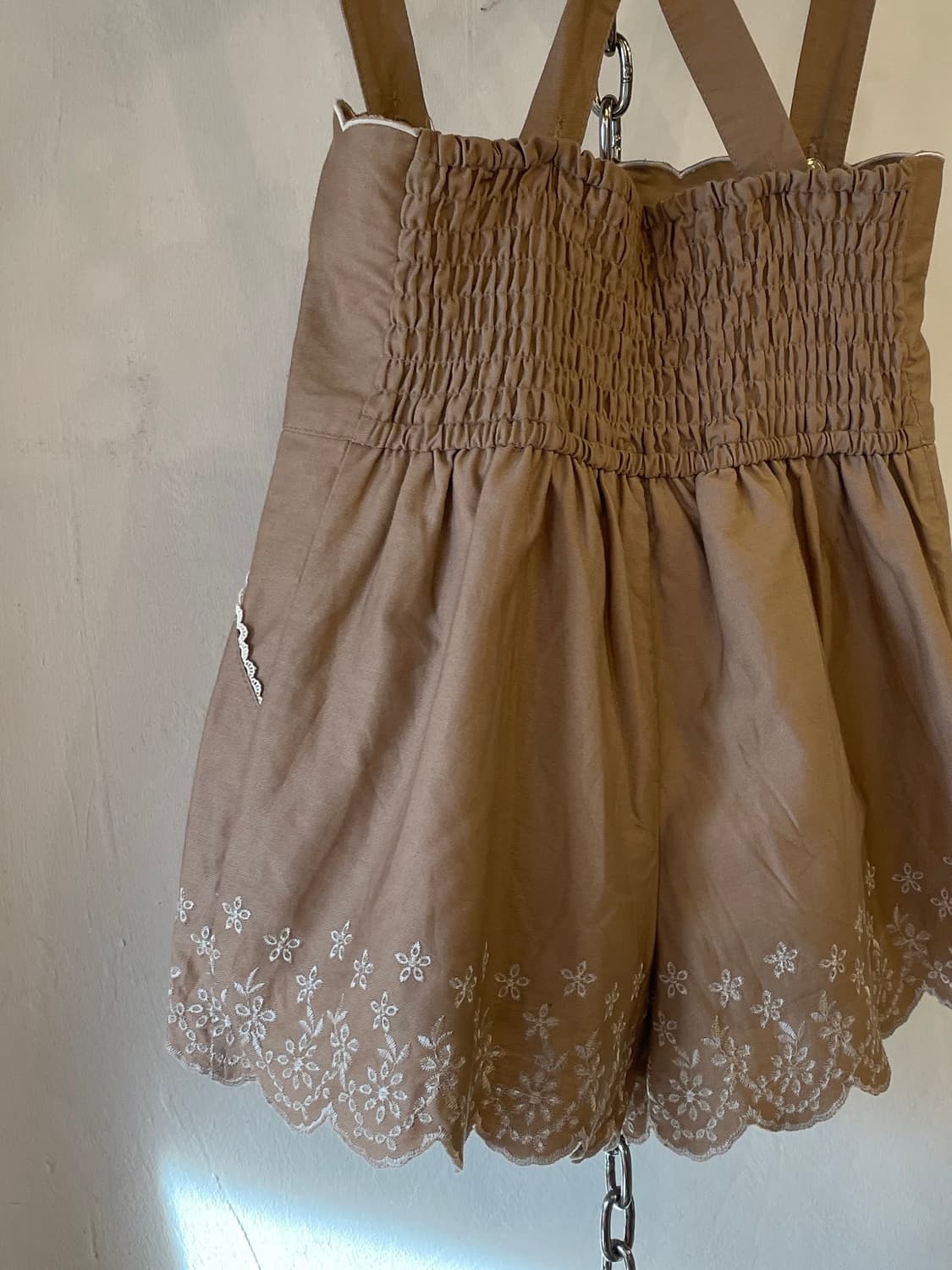 liz lisa 리즈리사 서스펜더 브라운 멜빵 팬츠 라떼 갸루 러블리 상품이미지8