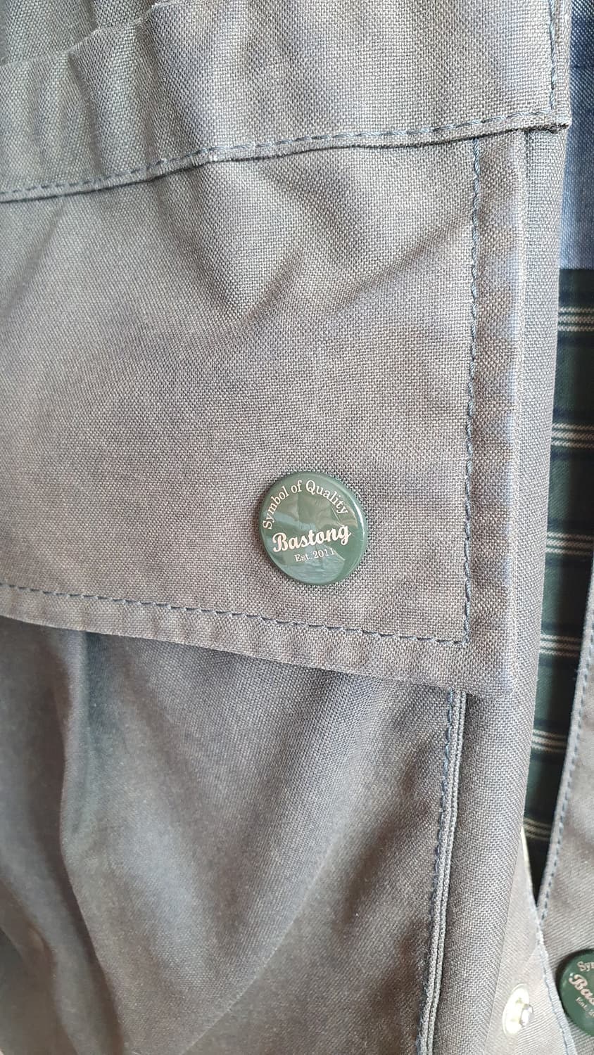 바스통 001 헌팅 왁스자켓 M 올리브 상품이미지4