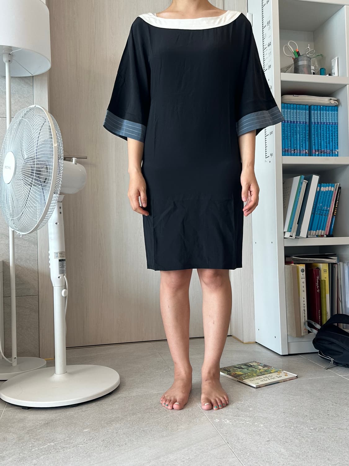 퍼블리카 아뜰리에  입술라인  실크 100%원피스  새상품 -XS 상품이미지6