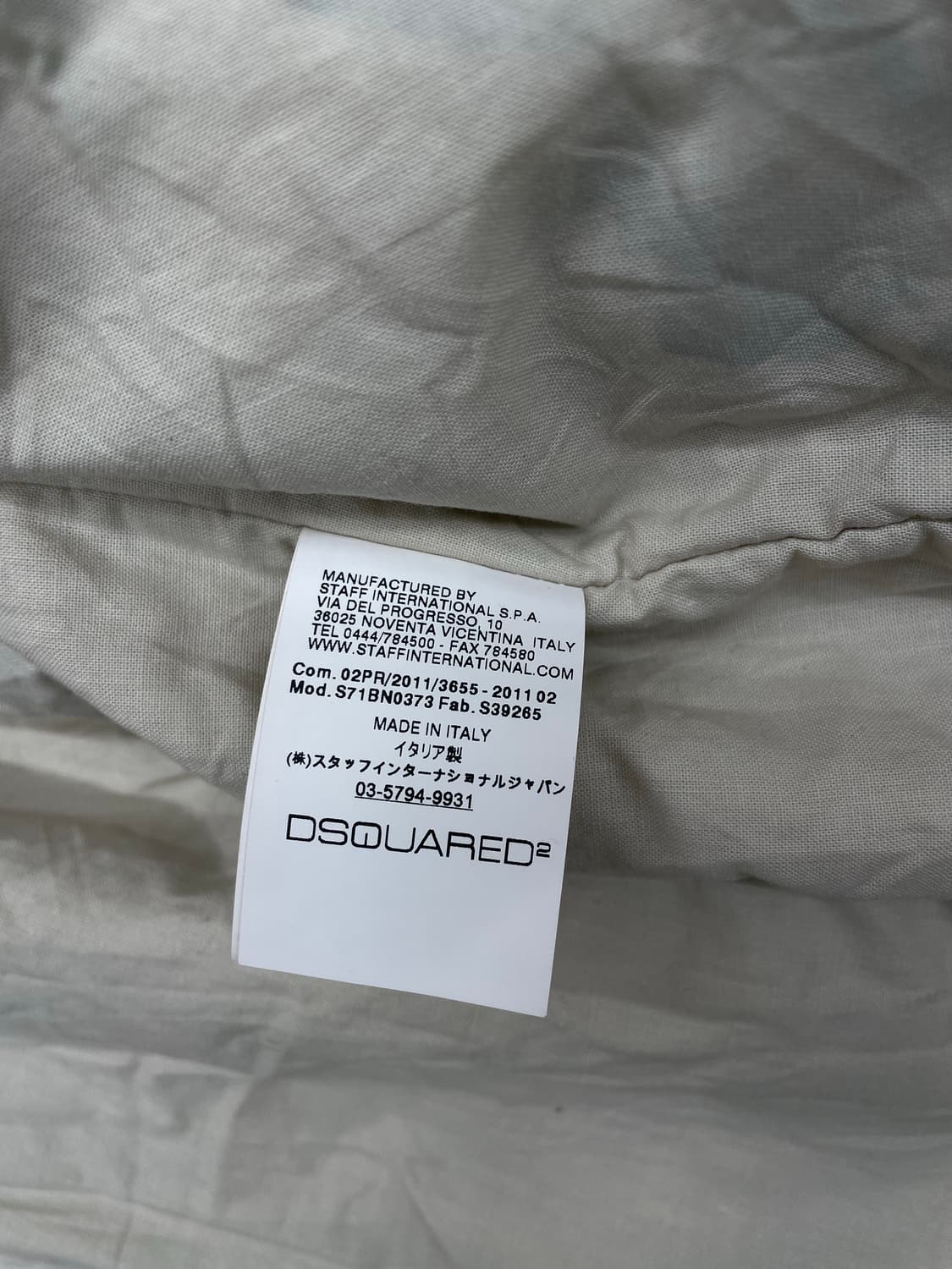 Dsquared2 FW11 Dirty washed rider Jacket 상품이미지4