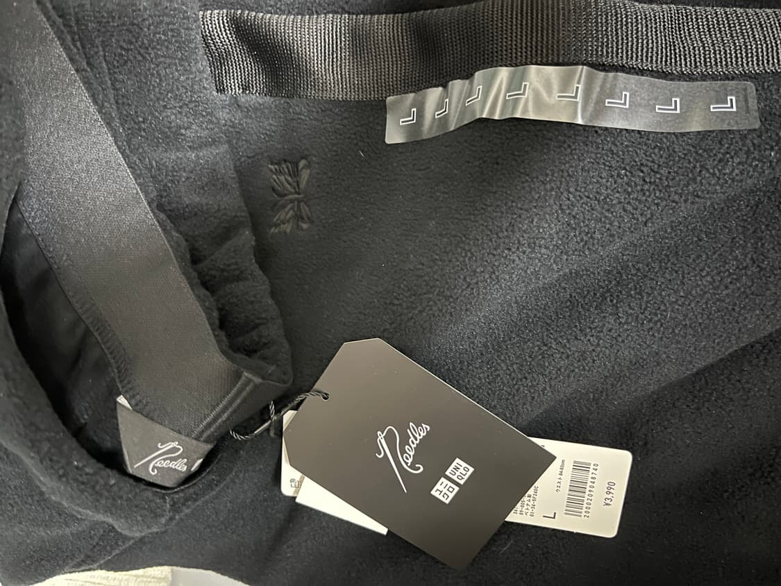 유니클로 니들스 팬츠 블랙 L 새상품 상품이미지3