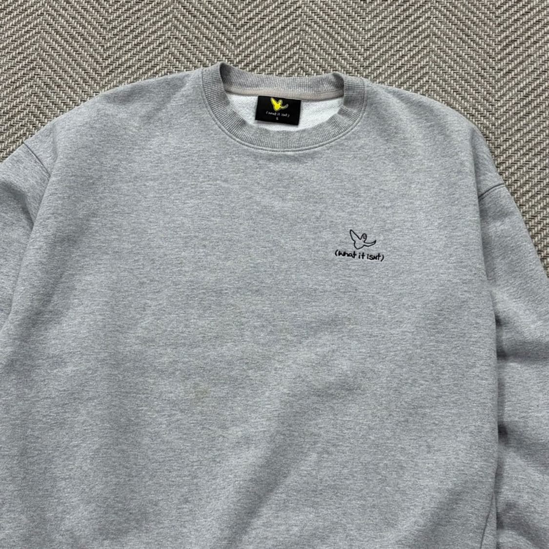 와릿이즌 베이직 로고 맨투맨 v2245 상품이미지3