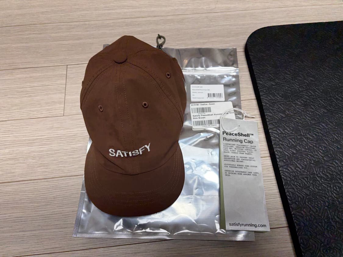 satisfy running cap brown  상품이미지1