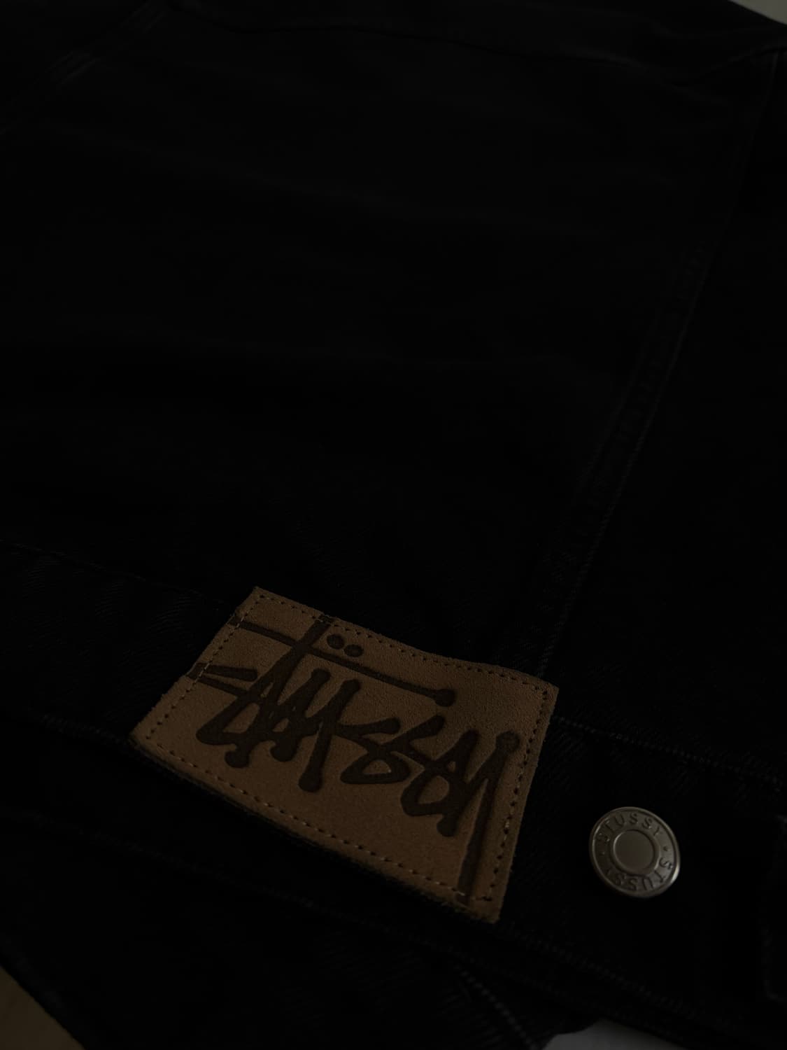 스투시 데님 트러커 자켓 블랙 M 상품이미지1