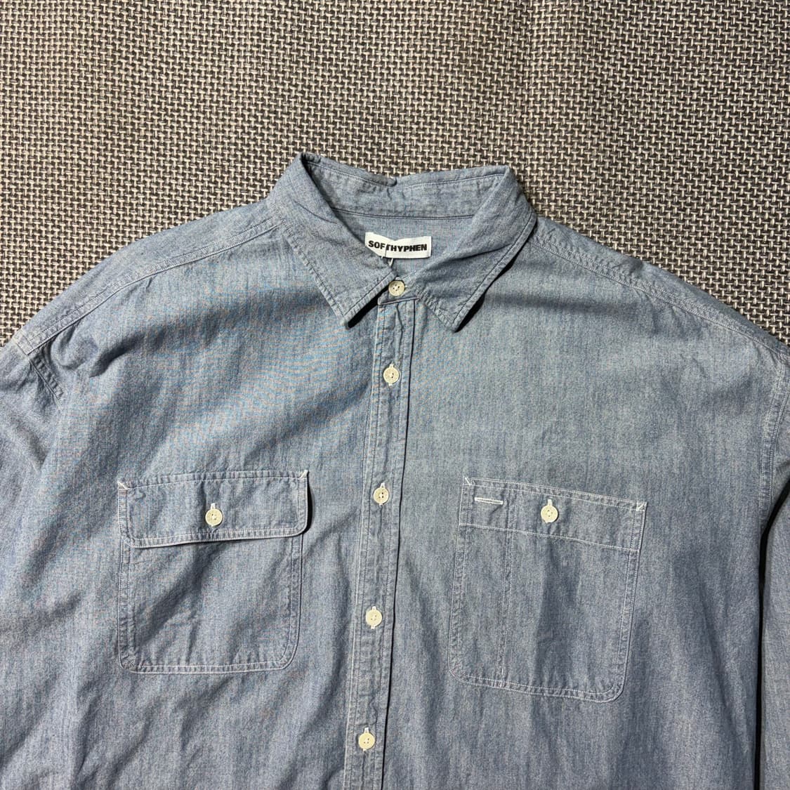 소프트하이픈 샴브레이셔츠 상품이미지2